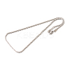 Tarnish Resistant 304 Stainless Steel Rope Chain Necklaces LS-NJEW-J032-20P-2