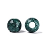 Natural Green Spot Jasper European Beads G-Q607-02J-2