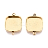 304 Stainless Steel Connector Cabochon Settings STAS-Q113-35G-1