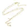304 Stainless Steel Pendant Necklaces NJEW-H029-02G-U-2