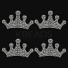 Crown Hotfix Rhinestone DIY-WH0622-047B-1