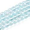 Baking Paint Transparent Glass Beads X1-DGLA-N011-10mm-05-1