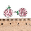 304 Stainless Steel Enamel Pendants STAS-Z166-23E-P-3