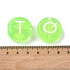 Transparent Acrylic European Beads MACR-K365-02B-04-3
