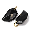 Natural Obsidian Pendants GG-CBA51ED-04G-05-3