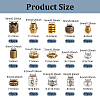 Tibetan Style Alloy Beads PALLOY-NB0001-54-2