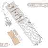1Pc 304 Stainless Steel Bookmark AJEW-CP0003-87A-2