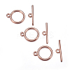Tibetan Style Toggle Clasps TIBE-A12208-RG-NR-2