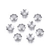 Non-Tarnish 304 Stainless Steel Bead Caps STAS-S057-51A-P-1