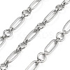 Rack Plating Brass Oval Link Chains CHC-G023-07P-1