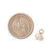 6Pcs 2 Colors Natural Freshwater Pearl Potato Charms with 304 Stainless Steel Findings PALLOY-JF04943-3