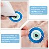 12Pcs Evil Eye Iron on/Sew On Patches PATC-FG0001-87-3