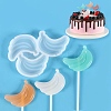 Banana Shape Food Grade Silicone Lollipop Molds DIY-D069-04-1