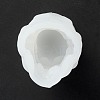 DIY Halloween Theme Skull-shaped Candle Making Silicone Statue Molds DIY-M033-01-4