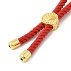 Twisted Nylon Cord Silder Bracelets DIY-B066-03G-15-3