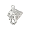 304 Stainless Steel Manta Ray Pendants STAS-S186-05A-P-1