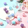 DIY Round Acrylic & Resin Jewelry Making Findings Kits DIY-FS0007-63-8