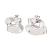 304 Stainless Steel Nuggets Stud Earrings EJEW-K268-75P-4