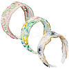 3Pcs 3 Colors Polyester Hair Bands MRMJ-CY0001-02-7
