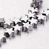 Electroplate Non-magnetic Synthetic Hematite Bead Strands G-F300-24A-01-1