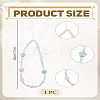 1Pc PVC & Porcelain Flower Mobile Straps AJEW-LP0005-15-2