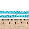Baking Paint Electroplated Synthetic Non-magnetic Hematite Beads Strands G-H072-A01-01B-4