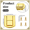 12 Bags Alloy Purse Locks FIND-NB0006-42G-2