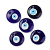 Handmade Lampwork Evil Eye Pendants LAMP-E106-02C-2