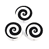 Halloween wood beads WOOD-S064-01D-1