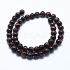 Natural Tiger Eye Bead Strands G-P370-03-8mm-2