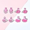 8Pcs 4 Styles Acrylic Pendants MACR-FS0001-76-10