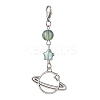 Alloy Planet Pendant Decorations HJEW-JM02679-1