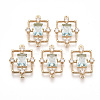 Golden Tone Brass Links Connectors GLAA-R212-14E-1