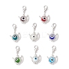 Kettle Alloy Pendant Decorations HJEW-JM03384-2