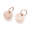 Ion Plating(IP) 304 Stainless Steel Charms STAS-I124-01A-RG-2