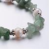 Mixed Stone Bracelets BJEW-JB02470-3