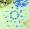 600Pcs 6 Colors Opaque & Tansparent Acrylic European Beads MACR-SC0002-02A-5