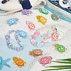20Pcs 10 Colors Luminous Resin Pendants FIND-SC0013-48-4