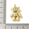 Brass Micro Pave Cubic Zirconia Pendants KK-Z042-16G-01-3