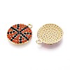 Alloy Pendants PALLOY-R153-01G-03-2