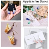 10Pcs Resin Pendants CRES-YW0002-45-6