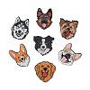 35Pcs 7 Styles Opaque Printed Acrylic Pendants OACR-CJ0002-64-8