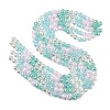 Electroplate Glass Beads Strands EGLA-D300-06-8mm-15-1