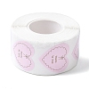 500Pcs Heart with Thank You Roll Stickers DIY-U008-01G-4