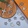 16Pcs 4 Styles Synthetic Non-magnetic Hematite Pendants G-CA0001-77-4