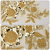 1Pair Flower Lace Polyester Embroidery Organza Ornament Accessories DIY-CY0002-32A-6