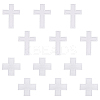 12Pcs 2 Styles Cross Polyester Embroidery Sew on Appliques PATC-FG0002-08-1