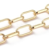 Soldered Brass Paperclip Chains CHC-G005-19G-4
