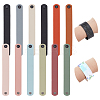 12Pcs 12 Colors Flat PU Imitation Leather Cord Bracelets for Women Men BJEW-AN0001-83-1