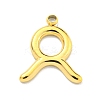 Real 18K Gold Plated PVD Vacuum Plating 304 Stainless Steel Pendants STAS-L278-002G-02-1